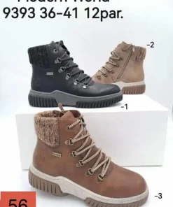 Buty Botki DAMSKIE (36-41, 12par)