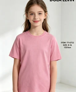 Bluzki DZIECIĘCA, size 8-16lat,Paczka 5szt, 1kolor