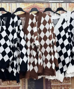 Swetry Damskie WŁOSKA,Size uni,paczka 6szt, mix kolor
