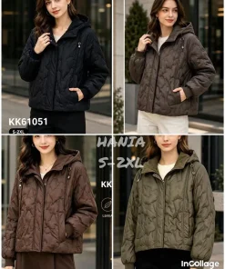 Kurtki damskie,size s-2xl,Paczka 5szt,1kolor