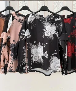 Bluzki Damskie WŁOSKA,Size uni,paczka 6szt, mix kolor
