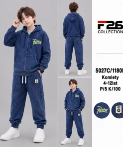 Komplety DZIECIĘCA, size 4-12lat,Paczka 5szt, 1 kolor