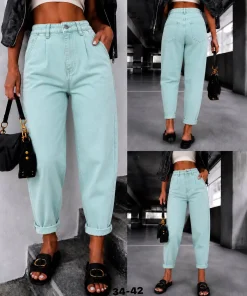 Jeansy Damskie,size 34-42,Paczka 10szt ,1kolor