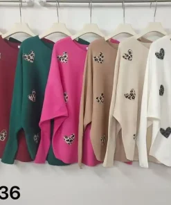 Swetry damskie,size uni,Paczka 10szt ,mix kolor