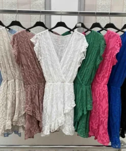 Sukienki damskie WŁOSKA,Size uni ,paczka 6 szt mix kolor