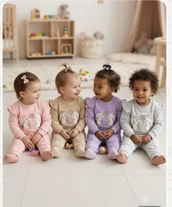 Komplety DZIECIĘCA,size 9-24AY,Paczka 4szt ,1kolor