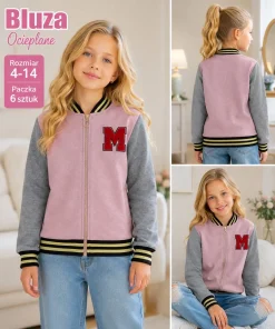 Bluzy DZIECIĘCA,size 4-14lat,Paczka 6szt ,1kolor