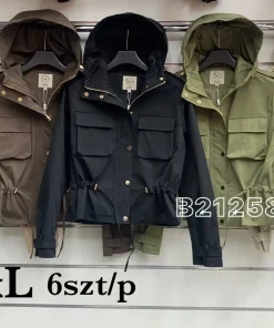 Kurtki DAMSKA,size s-xl,paczka 6szt, 1kolor