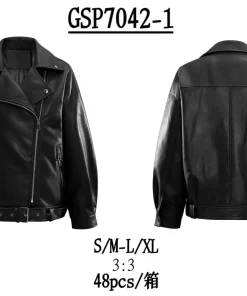 Kurtki skórzane Damskie,size s/m-l/xl,paczka 12szt, 1 kolor