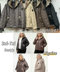 Kurtki damskie,Size 3-7xl,paczka 5szt, 1 kolor