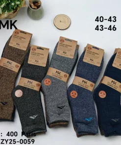 Skarpety MĘSKIE,size 40-46,Paczka 40szt ,mix kolor