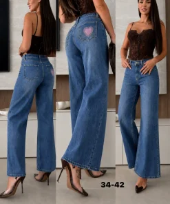 Jeansy Damskie,size 34-42,Paczka 10szt ,1kolor