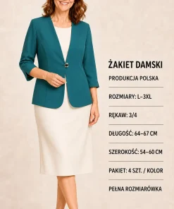 Żakiety Damskie ,size l-3xl,paczka 4szt ,1kolor
