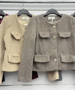Kurtki Damskie WŁOSKA,Size uni,paczka 6szt, mix kolor