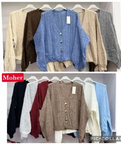 Swetry damskie, size uni,paczka 6szt,mix kolor