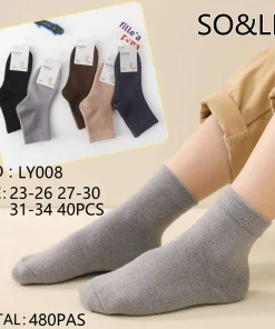 Skarpetki DZIECIĘCA,Size 23-34,paczka 40szt, mix kolor