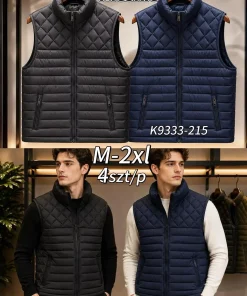 Kamizelki MĘSKA ,size m-2xl,Paczka 4szt ,1kolor