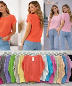 Bluzki Damskie,Size uni,paczka 6szt, mix kolor