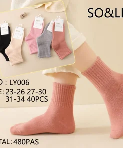Skarpetki DZIECIĘCA,Size 23-34,paczka 40szt, mix kolor
