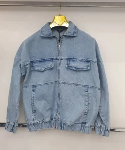 Kurtki Jeansowe Damskie,size s-2xl,paczka 5szt,1kolor