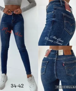 Jeansy Damskie,size 34-42,Paczka 10szt ,1kolor