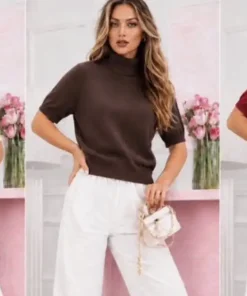 Swetry Damskie WŁOSKA,Size uni,paczka 6szt, mix kolor