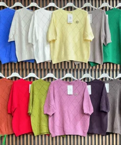 Swetry Damskie WŁOSKA,Size uni,paczka 6szt, mix kolo