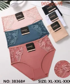 Majtki Damskie,size xl-3xl,Paczka 24szt,mix kolor