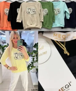 Bluzki Damskie URECKA,Size uni,paczka 6szt, mix kolor