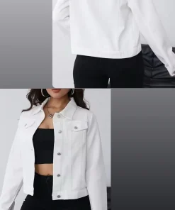 Kurtki Jeansowe Damskie,size xl-6xl,paczka 10szt, 1 kolor