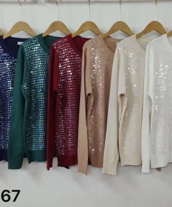Swetry damskie,size uni,Paczka 10szt ,mix kolor