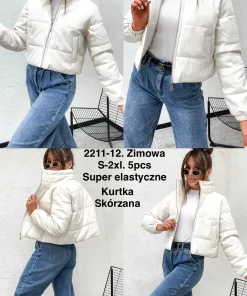 Kurtki skórzane Damskie,size s-2xl,paczka 5szt, 1 kolor