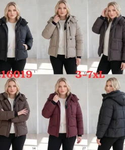 Kurtki damskie ,size 3-7xl, Paczka 5szt ,1kolor