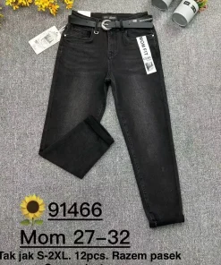 Jeansy Damskie,size s-2xl,Paczka 12szt ,1kolor