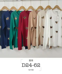 Swetry damskie,size uni,Paczka 10szt ,mix kolor