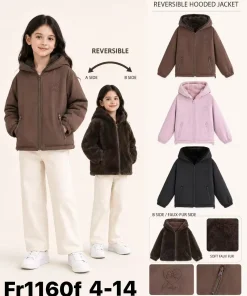 Kurtki DZIECIĘCA,size 4-14lat,paczka 18szt, mix kolor