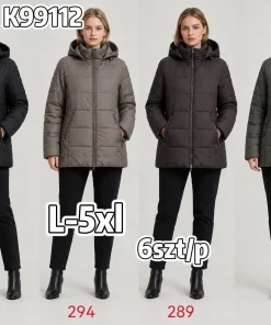 Kurtki damskie,size l-5xl,paczka 6szt,1kolor