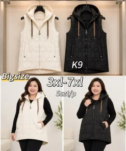 Kamizelki DAMSKI ,size 3-7xl,Paczka 5szt ,1 kolor
