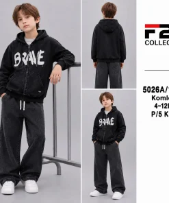 Komplety DZIECIĘCA, size 4-12lat,Paczka 5szt, 1kolor