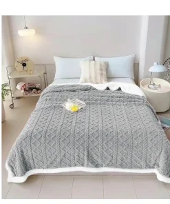 Dwustronnie pogrubione koce 200*220cm
