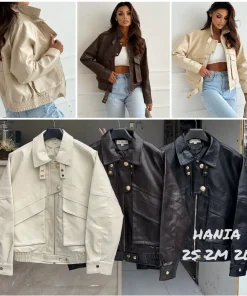 Kurtki skórzane damskie,size s-l,paczka 6szt ,1kolor