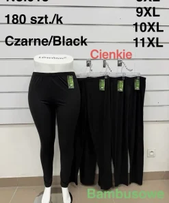 Leginsy Damskie,size 8xl-11xl,paczka 12szt, 1 kolor
