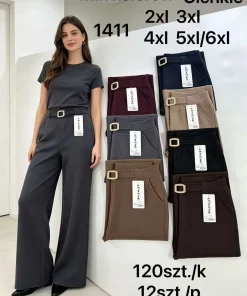 Spodnie Damskie,size 2xl/3xl-5xl/6xl,paczka 12szt, mix kolor