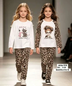 Piżamy DZIECIĘCA,Size 4-12lat,paczka 10szt, mix kolor