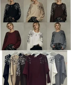 Swetry Damskie,Size uni,paczka 12szt, mix kolor