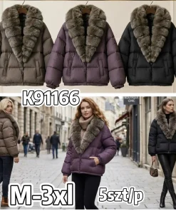Kurtki DAMSKI ,size m-3xl,Paczka 5szt ,1 kolor