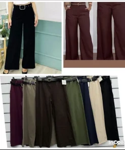 Spodnie Damskie WŁOSKA,Size uni,paczka 6szt, mix kolor