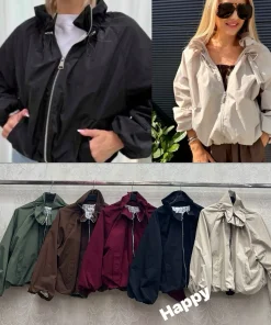 Kurtki damskie WŁOSKA,Size uni ,paczka 6 szt mix kolor