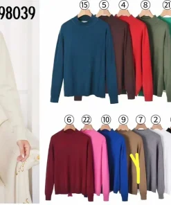 Swetry Damskie WŁOSKA,Size uni,paczka 6szt, mix kolor