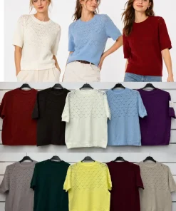 Swetry Damskie WŁOSKA,Size uni,paczka 6szt, mix kolor